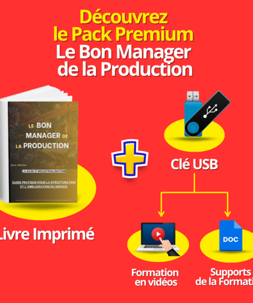 Pack Premium Le Bon Manager de la Production Livre imprimé + Clé USB