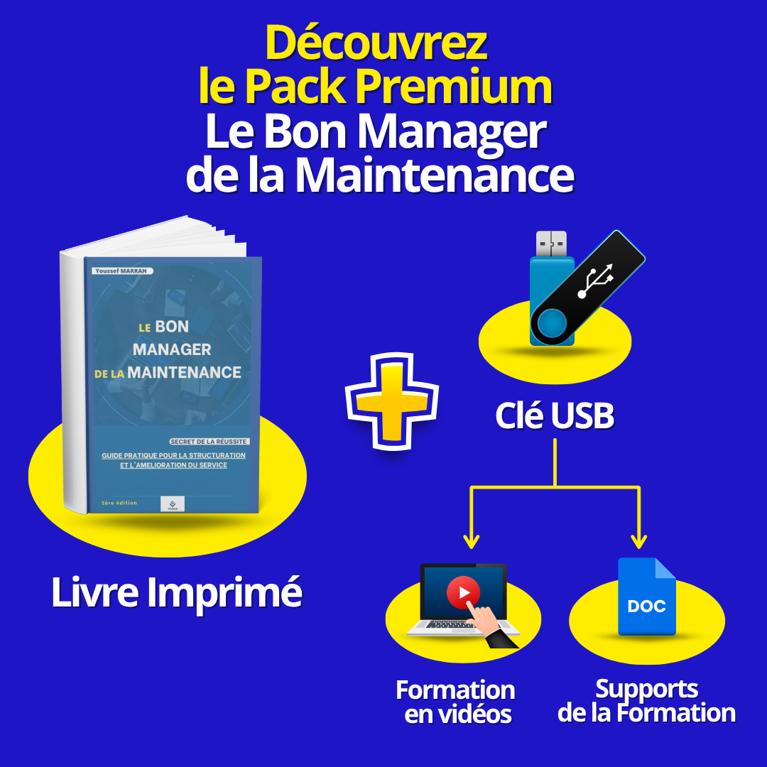 Pack Premium Le Bon Manager de la Maintenance Livre imprimé + Clé USB